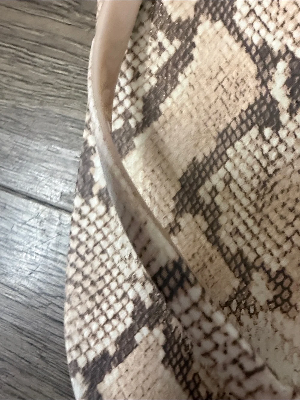 Tory Burch Neutral Snake-Print Logo Flip Flop Sandals